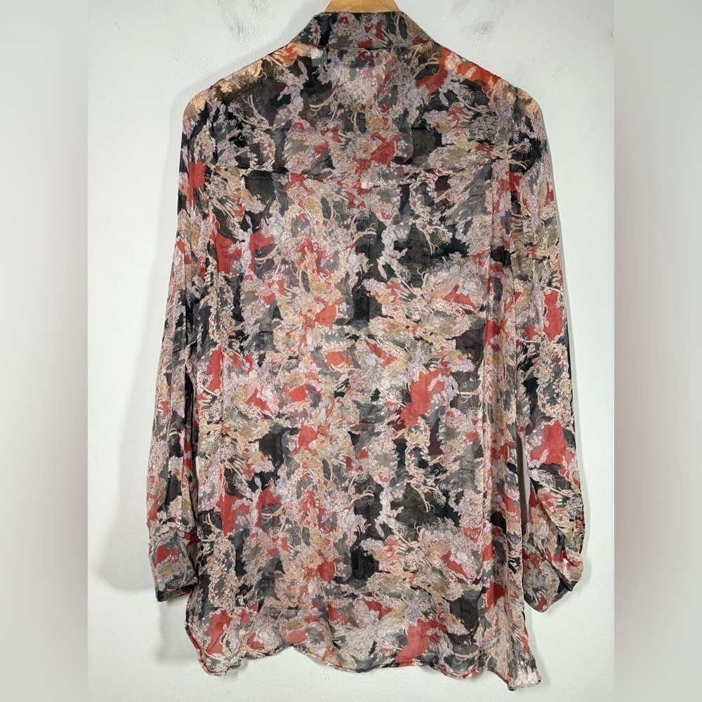 IRO PARIS BLAZE BUTTON FRONT SHIRT SIZE 36 - Picture 7 of 7